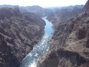Mohave river from chopper